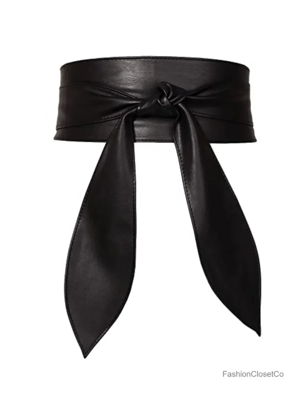 Women's Obi Cinch Belt Faux Leather Wrap Waistband